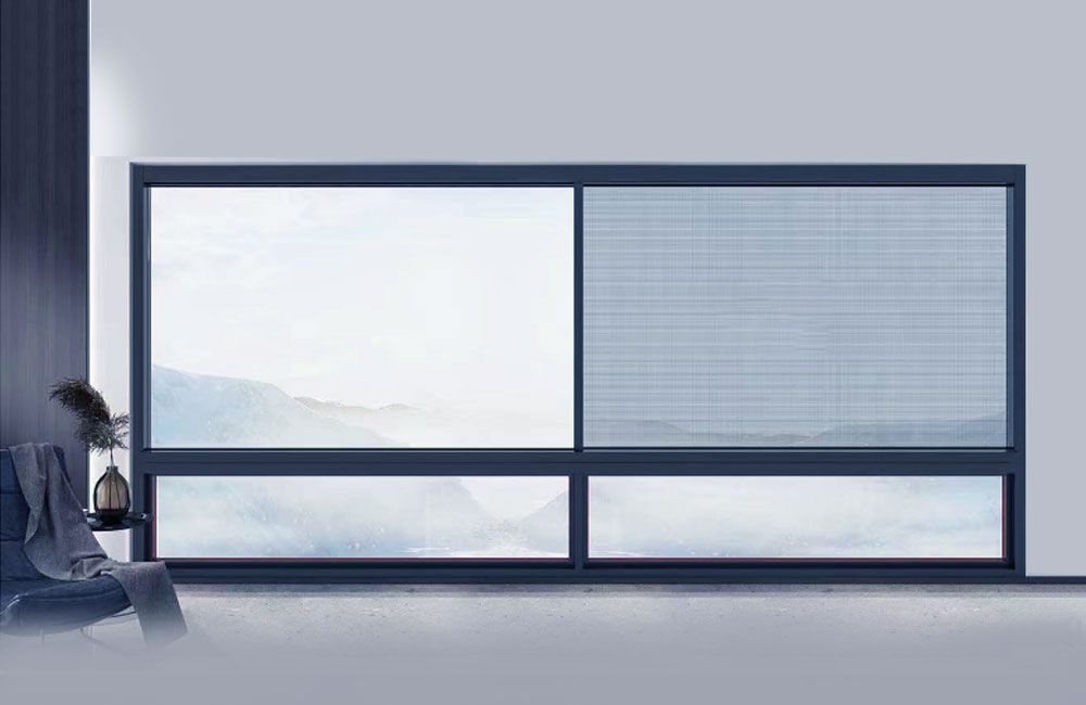 95 non-broken bridge sliding window with a lower rail wall thickness of 1.4mm