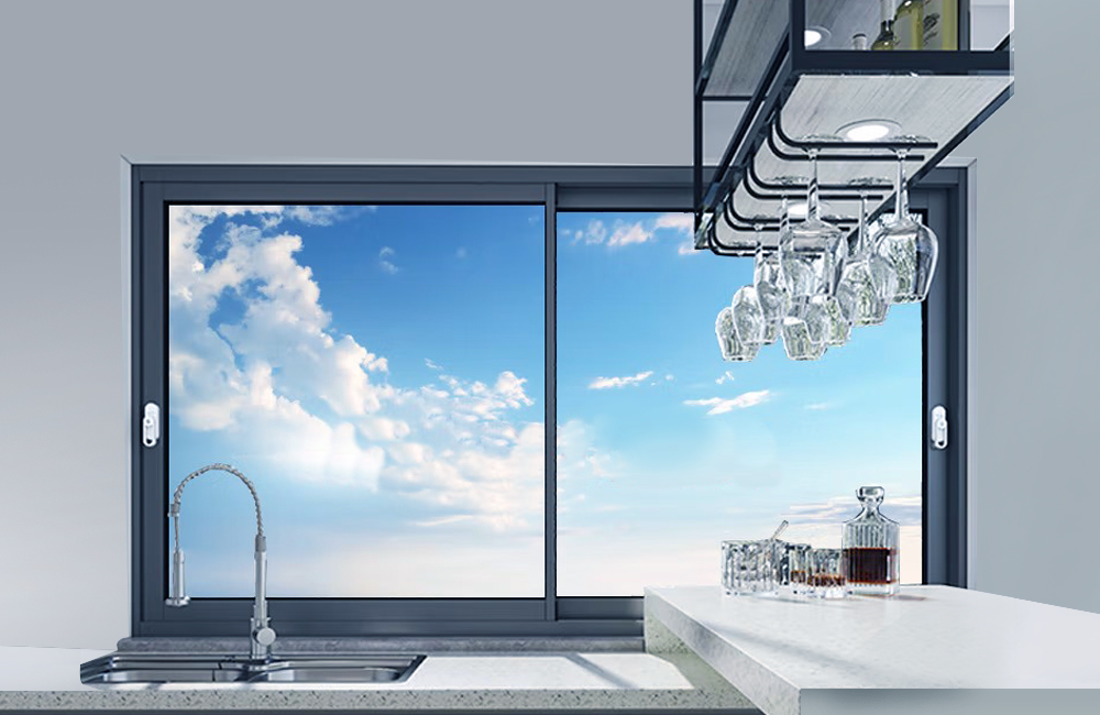 103 broken bridge sliding window with a lower rail wall thickness of 2.0mm